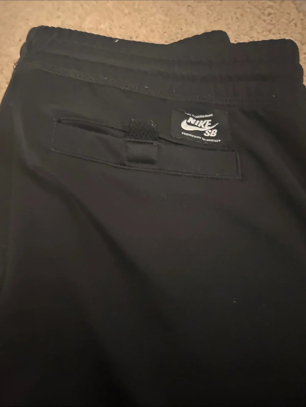 Nike Black SB Logo Kids Sweatpants
